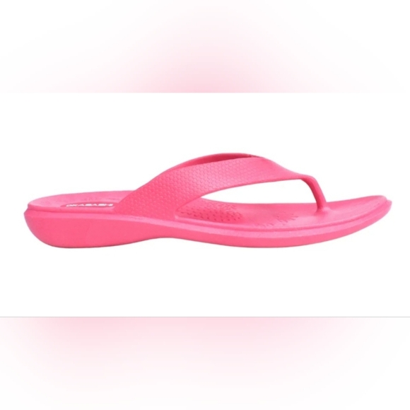 OKABASHI WOMEN'S MAUI FLIP-FLOP THONG SANDALS. HOT PINK. SIZE MEDIUM .= 6.5/7.5 - Picture 2 of 11